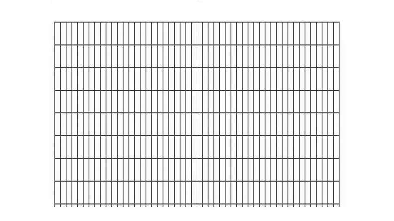 Doppelstabmattenzaun schwer 8/6/8 - Breite 2510 mm RAL 7016 Anthrazit
