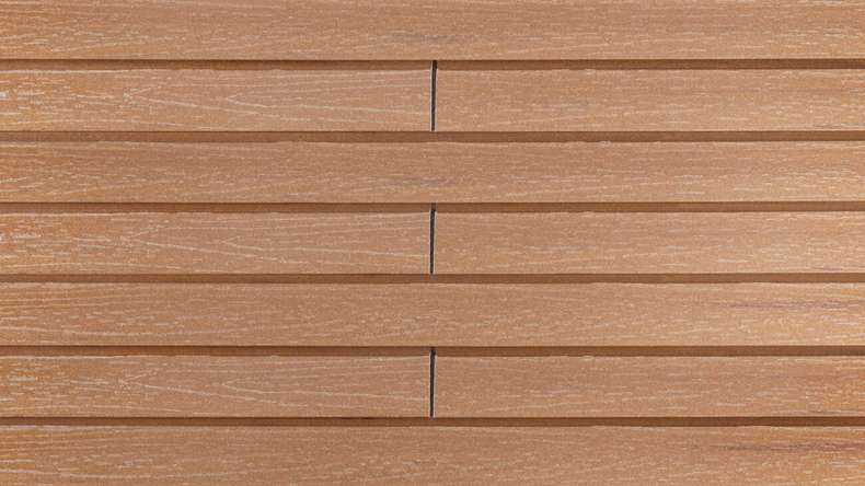 planeo Fassado - WPC Rhombusleiste Fassadenverkleidung Bernsteinbraun Small 6 m