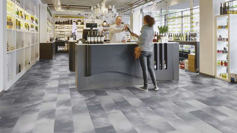 Forbo Allura Material 55 Klebevinyl - Blue Clouds 750 x 250 mm (63849DR5)