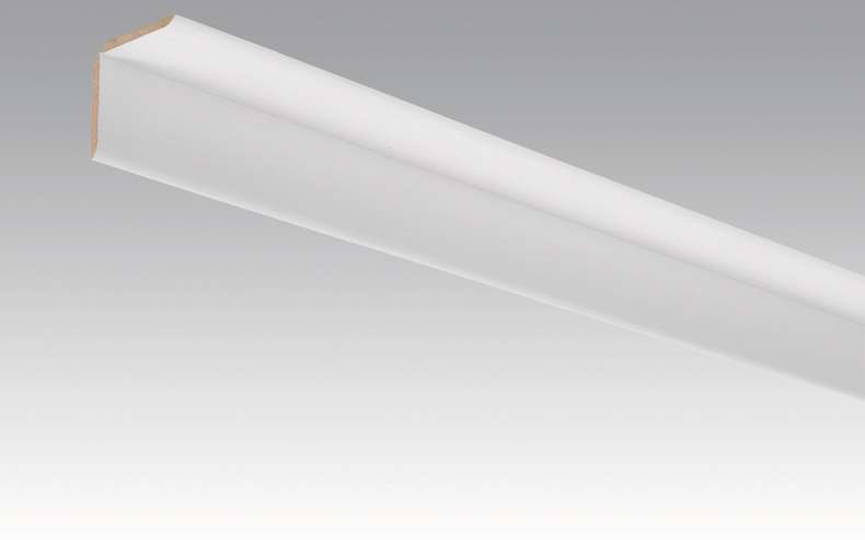 MEISTER Sockelleisten Faltenleisten Whiteline 4074 - 2380 x 70 x 3,5 mm (200033-2380-04074 - 2602234074)