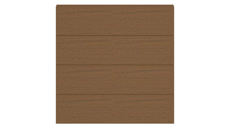 planeo INFINITY - WPC CoEx Steckzaun Burma Teak 176 x 183 cm