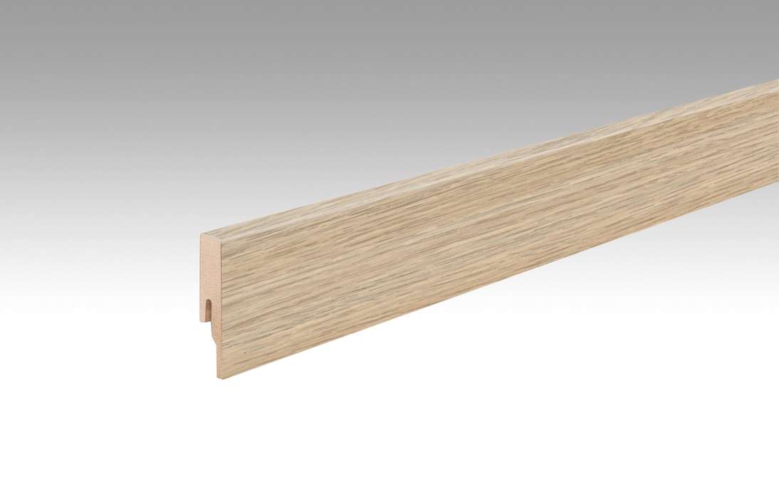 MEISTER Sockelleisten Fußleisten Farmeiche hell 6831 - 2380 x 60 x 16 mm (200013-2380-06831 - 6948236831)