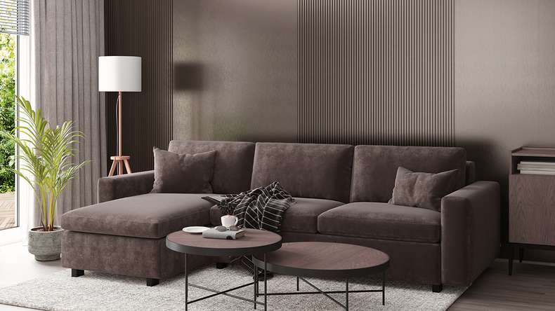 planeo Wandverkleidung Kunststoff Paneele XL - MPC Copper Blush 60 x 265 cm