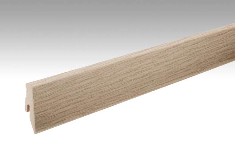 MEISTER Sockelleisten Fußleisten Risseiche hell 6258 - 2380 x 60 x 20 mm (200005-2380-06258 - 6938236258)