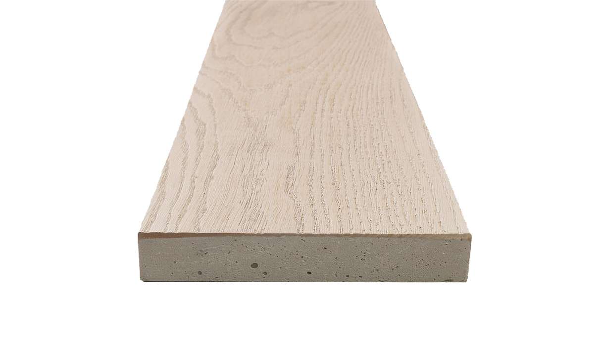 planeo Authoria PureBoard Terrassendiele Massiv - Light Lime Oak 3.6m strukturiert