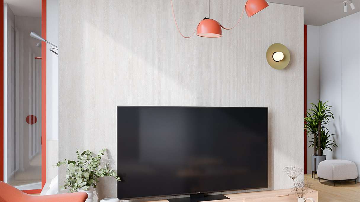 planeo Wandverkleidung SPC - CeraRock Tile Stripes Light Travertine 120 x 60 cm