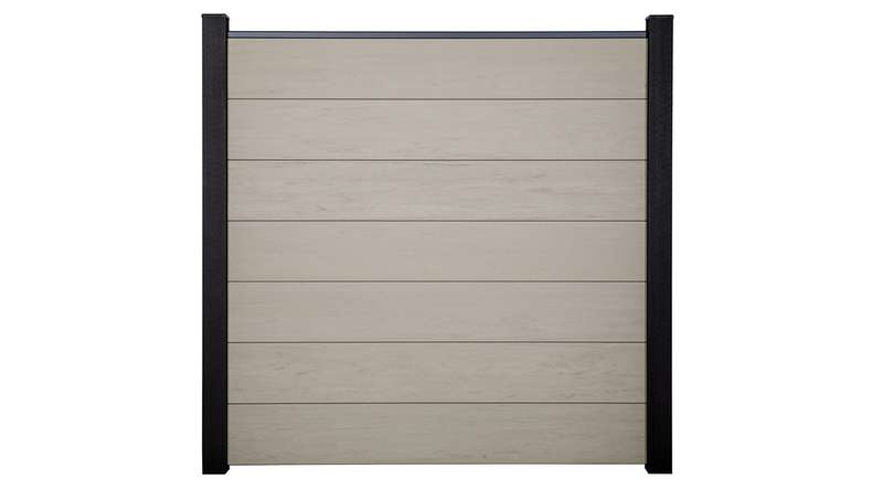 planeo Gardence Strong XL - BPC-Gartenzaun Standard Bi-Color Sand