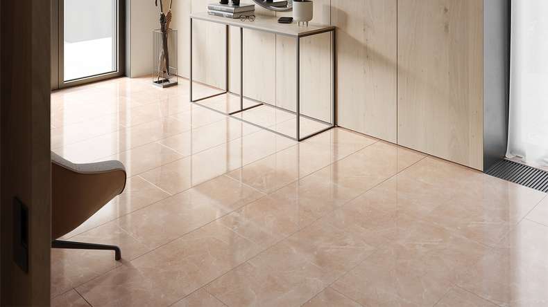 planeo Laminat - Stone 2.0 Botticino Light High gloss (FE00609)