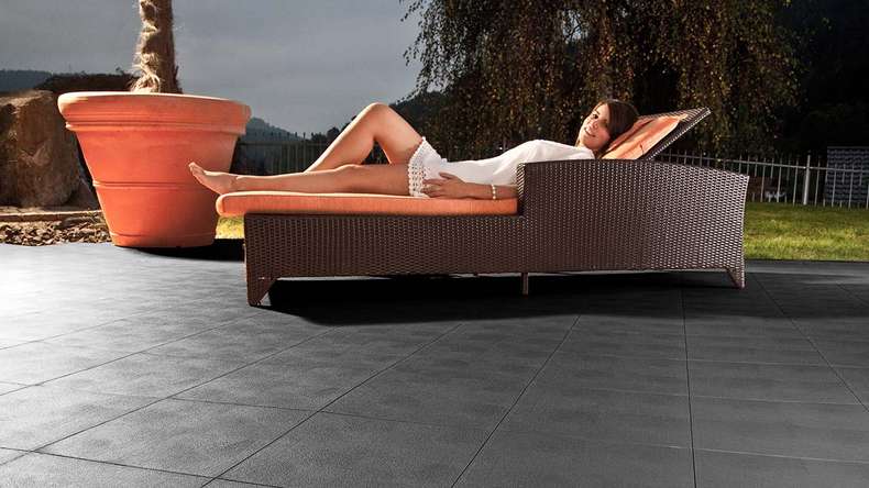 planeo Klickfliese Floor - Dunkelgrau