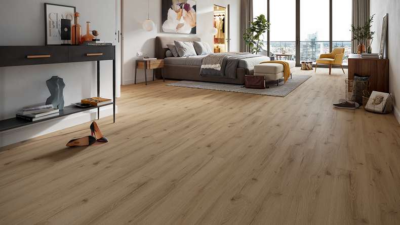 planeo Rigid Klick Vinyl - HOMEtec Basic 30 IXPE Earth Oak | Trittschalldämmung integr. (RP-E30-4)