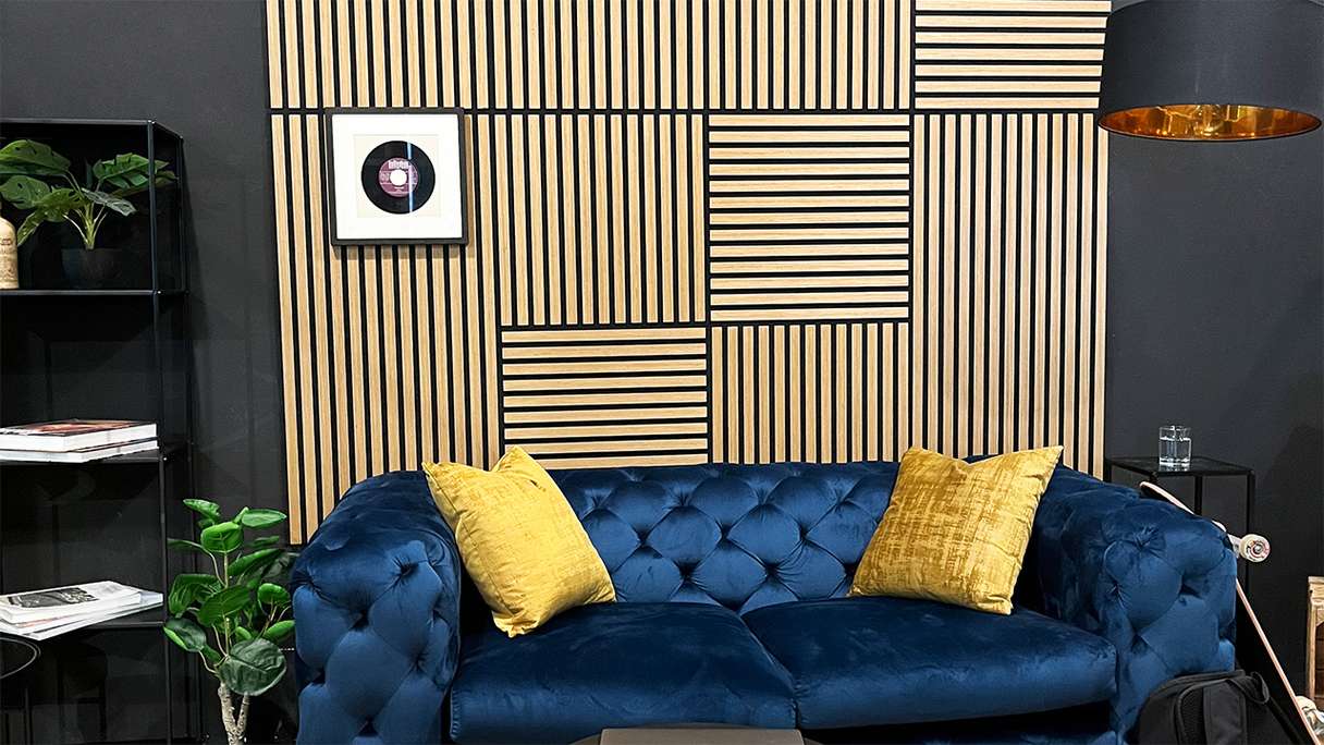 planeo Akustikpaneel - MixWall Timber Touch Flare Oak 52 x 52 cm | Echtholzfurnier (PLMW-00011A)