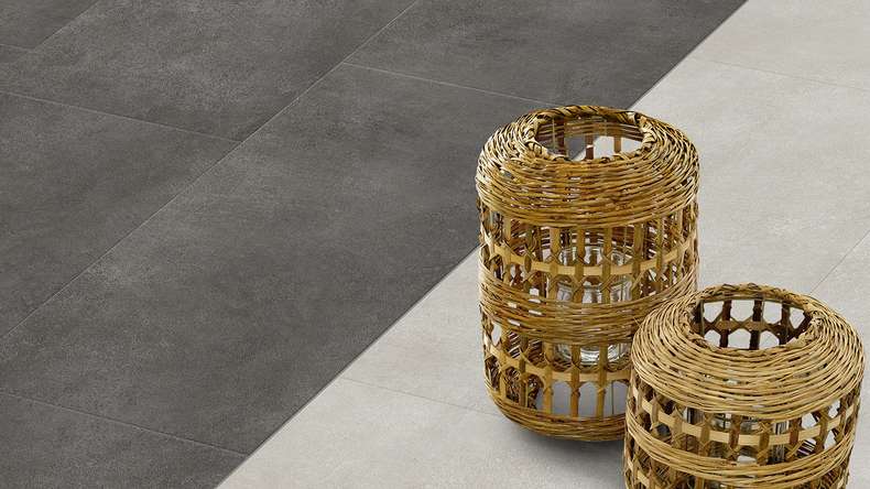 Gerflor Klebevinyl - Creation 30 Bloom Uni Dark