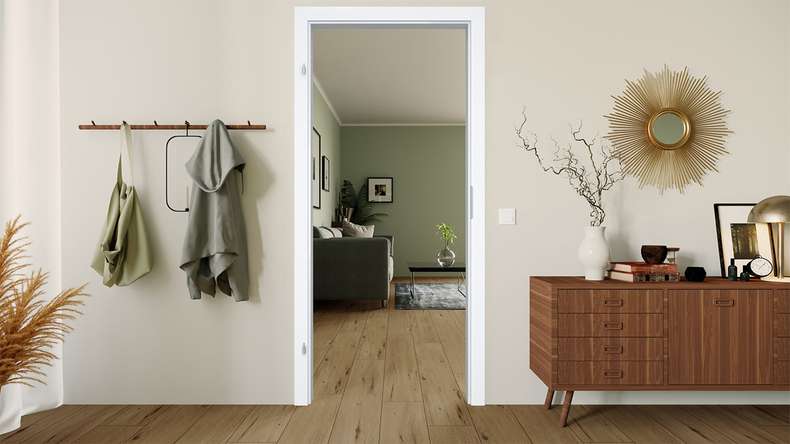 planeo Zarge Designkante SMH 9003 Weiß - 2110 mm