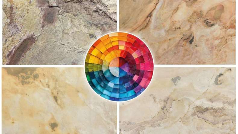 planeo EVOLITH Slate&Stone - Naturstein Wandverkleidung Autumn Drift 1220 x 610 mm
