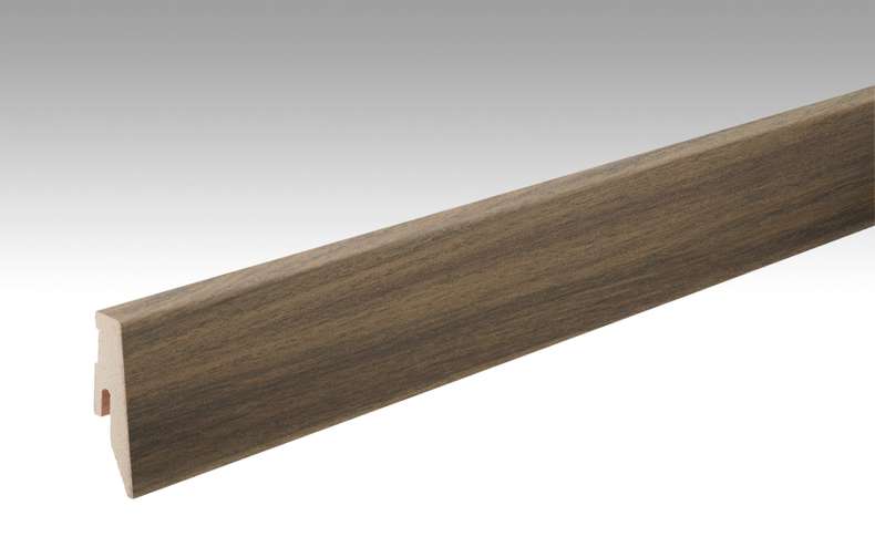 MEISTER Sockelleisten Fußleisten Nussbaum 6440 - 2380 x 60 x 20 mm (200005-2380-06440 - 6938236440)