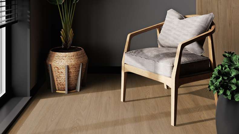 Gerflor Klick Vinyl - Virtuo 30 Rigid Acoustic EIR Blomma Brown | Trittschalldämmung integr. (39131461)
