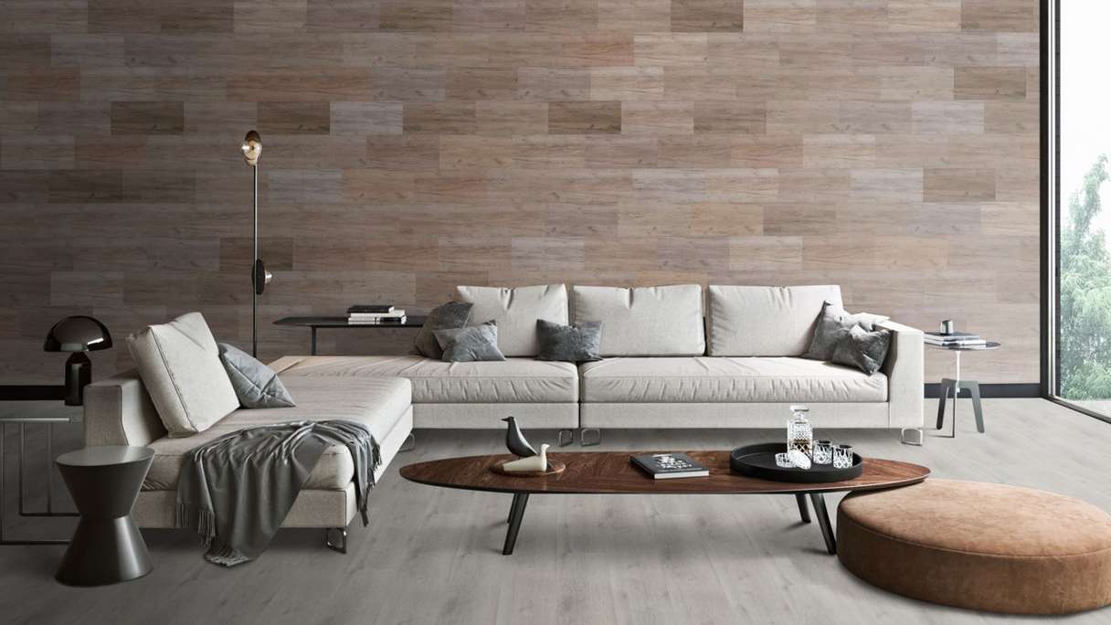 Skaben DesignWall Aqua Wandverkleidung Kunststoff - Bassano Eiche 60 x 30 cm