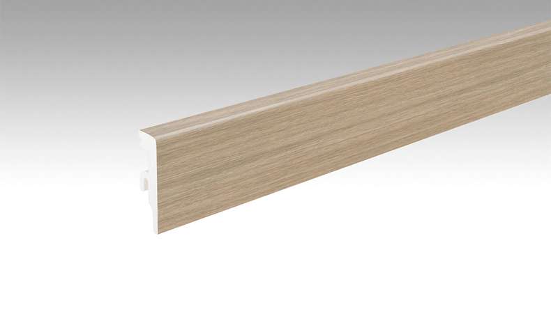 MEISTER Sockelleisten Fußleiste Profil 20 PK Aqua Eiche greige 6934 - 2380 x 60 x 16 mm (200014-2380-06934 - 6949236934)