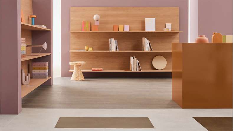 Forbo Allura Material 55 Klebevinyl - Rust Speckled Ceramic (63724DR5)