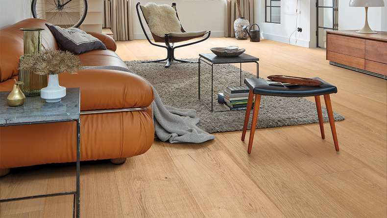 MEISTER Lindura-Holzboden HD 400 - 08918 Eiche natur hell ultramattlackiert 2200 x 205 x 11 mm (500214-2200205-08918)