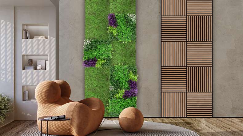 planeo Akustikpaneel - MixWall Timber Touch Ravon Oak 52 x 52 cm | Echtholzfurnier (PLMW-30011A)