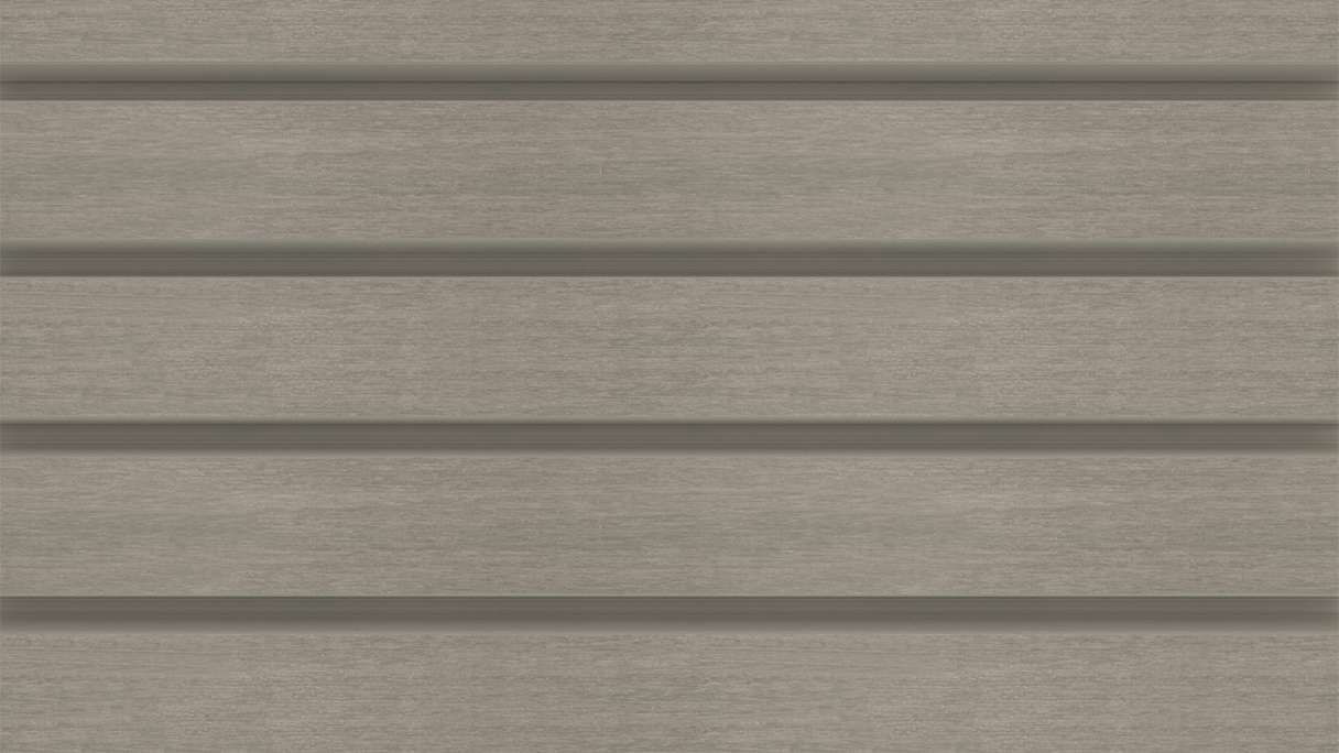 planeo LINEA Wide - WPC CoEx Fassadenverkleidung Hellgrau 2900 x 181 mm