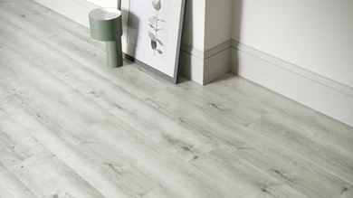 planeo Rigid Klick Vinyl - SolutionX 2in1 Eiche Hellgrau