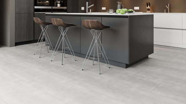 planeo Klick Vinyl - Rigid Betonhell Zero (DF-86601)