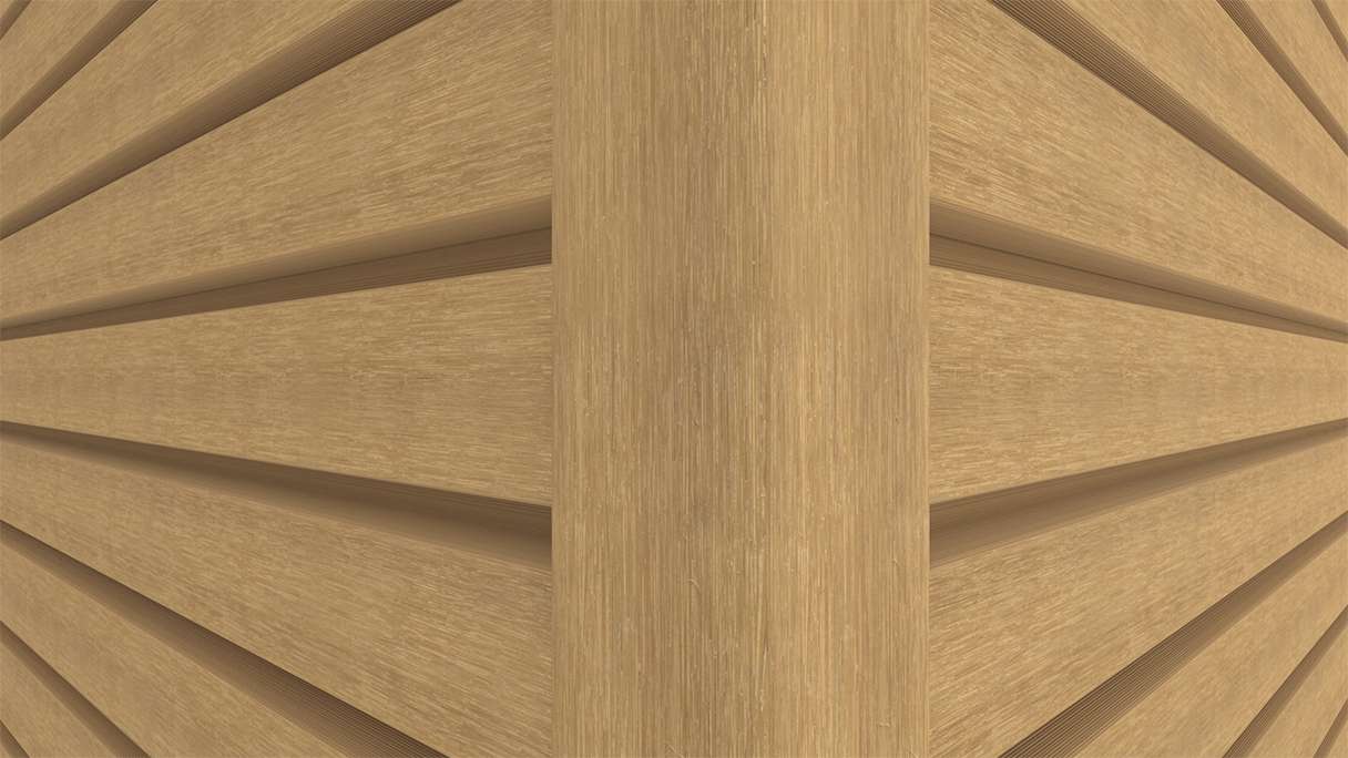planeo LINEA Wide - WPC CoEx Fassadenverkleidung Sand 2900 x 181 mm