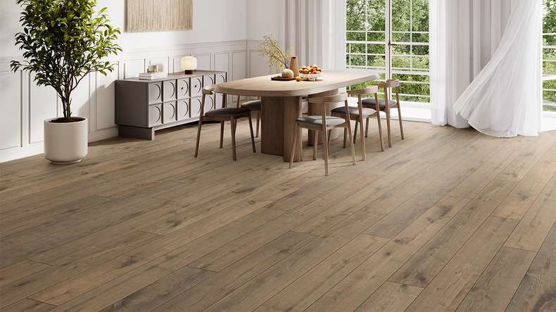 planeo Designboden - Eco P.U.R.E. XL 2m Diele Harewood Oak | Trittschalldämmung integr. (KRXL-6641)