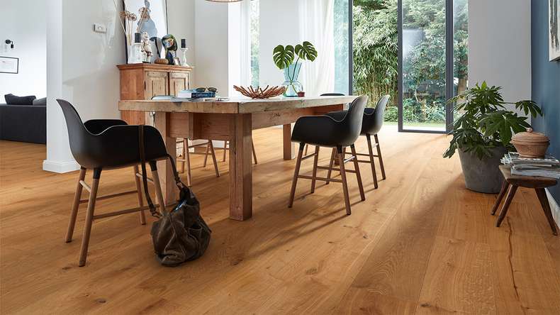 MEISTER Lindura-Holzboden HD 400 - 08904 Eiche authentic naturgeölt 2200 x 270 x 11 mm (500213-2200270-08904)