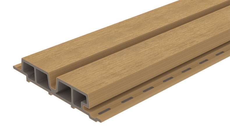 planeo LINEA Wide - WPC CoEx Fassadenverkleidung Sand 2900 x 181 mm