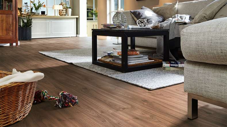 MEISTER Laminat - MeisterDesign LL 150 S Nussbaum Amore 06389 | Trittschalldämmung integr. (600008-2052220-06389)