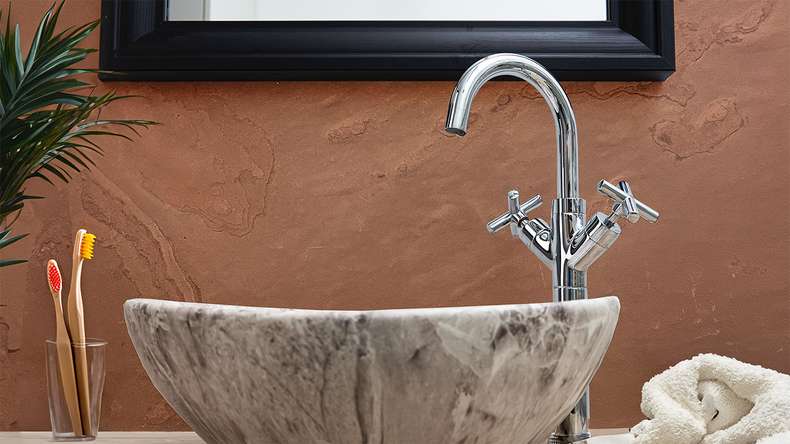 planeo EVOLITH Slate&Stone - Naturstein Wandverkleidung Ross Clay 1220 x 610 mm