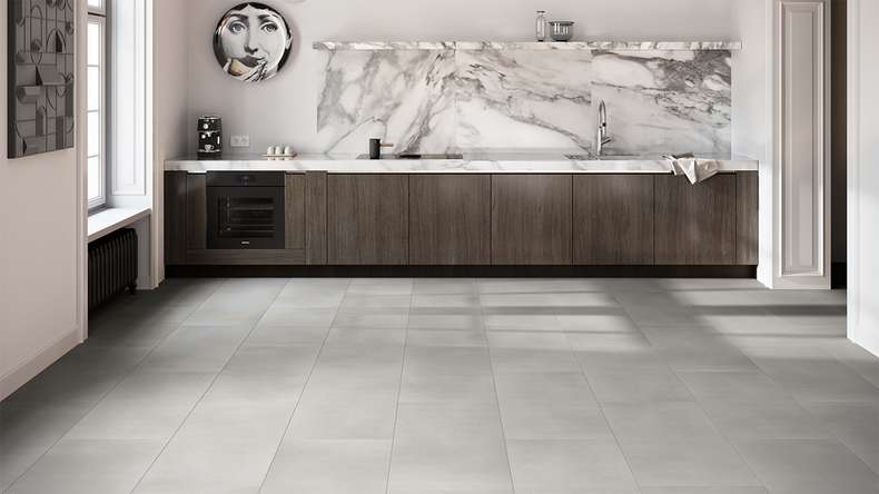 planeo Rigid Klick Vinyl - Toparia IXPE XL-Fliese ultramatt | Trittschalldämmung integr. (MF-0011-IXPE)