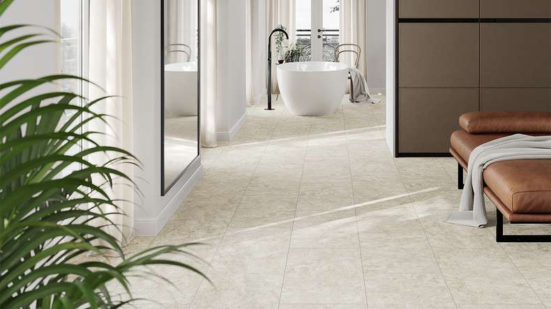 planeo Rigid Klick Vinyl - Stone Sandstone | Trittschalldämmung integr. (100P3021)