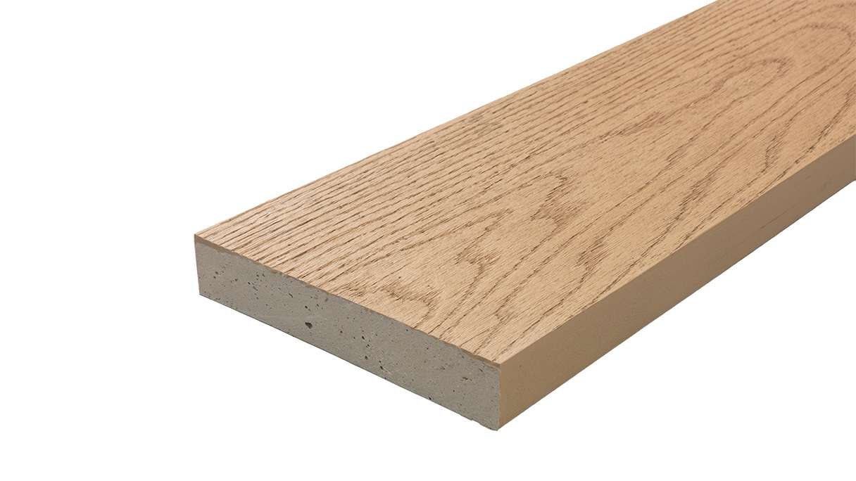 planeo Authoria PureBoard Terrassendiele Massiv - Light Natural Oak 3.6m strukturiert