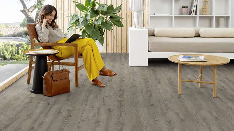 Gerflor Klick Vinyl - Senso Premium Rigid Acoustic Pecan | Trittschalldämmung integr. (39470511)