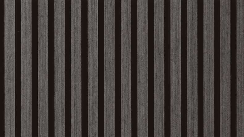Skaben Akustikpaneele SilentWall - Eiche Natur Schwarz - 244 x 56 cm