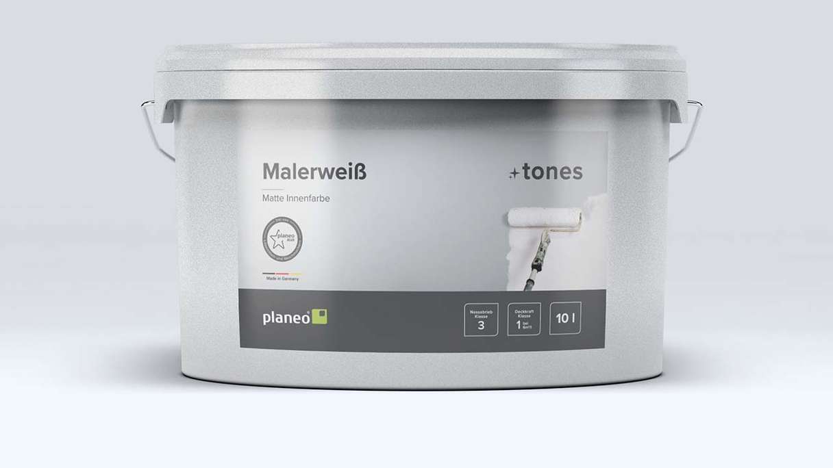 planeo Malerweiß weiß 10l - matt