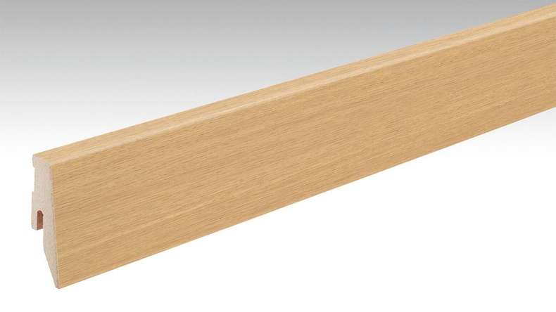 MEISTER Sockelleisten Fußleiste Profil 3 PK Ufereiche honig 7127 - 2380 x 60 x 20 mm (200005-2380-07127 - 6938237127)