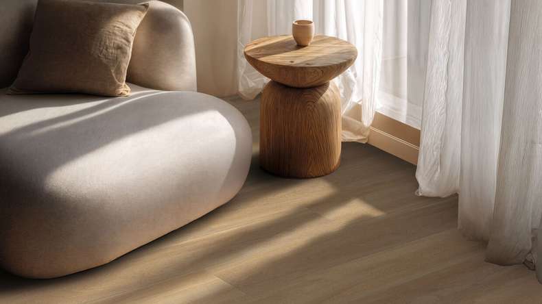 Gerflor Klick Vinyl Rigid - Creation 55 Clic Acoustic Bostonian Oak Honey | Trittschalldämmung integr. (61240851)
