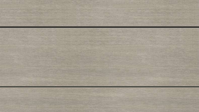 planeo WOODLine Nature - 3m WPC CoEx ummantelte Terrassendiele Verbundprofil leicht - Hellgrau strukturiert/glatt gebürstet