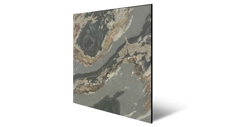 planeo Akustikpaneel - MixWall Mineral Mood Antique Slate 52 x 52 cm | Echtstein (PLMW-10411B)