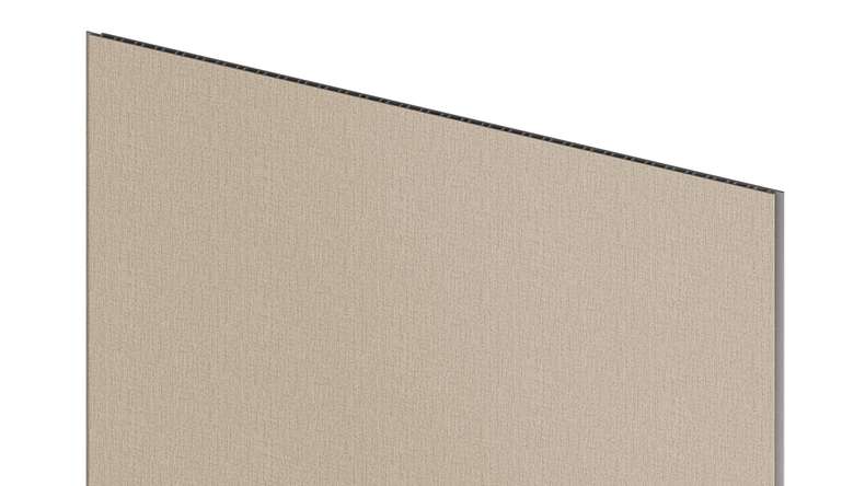 planeo Wandverkleidung Kunststoff Paneele XL - MPC Linen Structure 60 x 265 cm