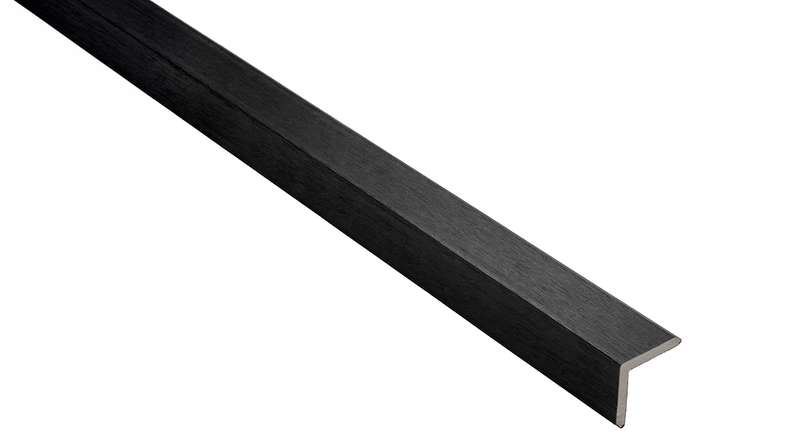 planeo WPC coex Fassadenwinkel Black - 2900 x 45 x 45 mm