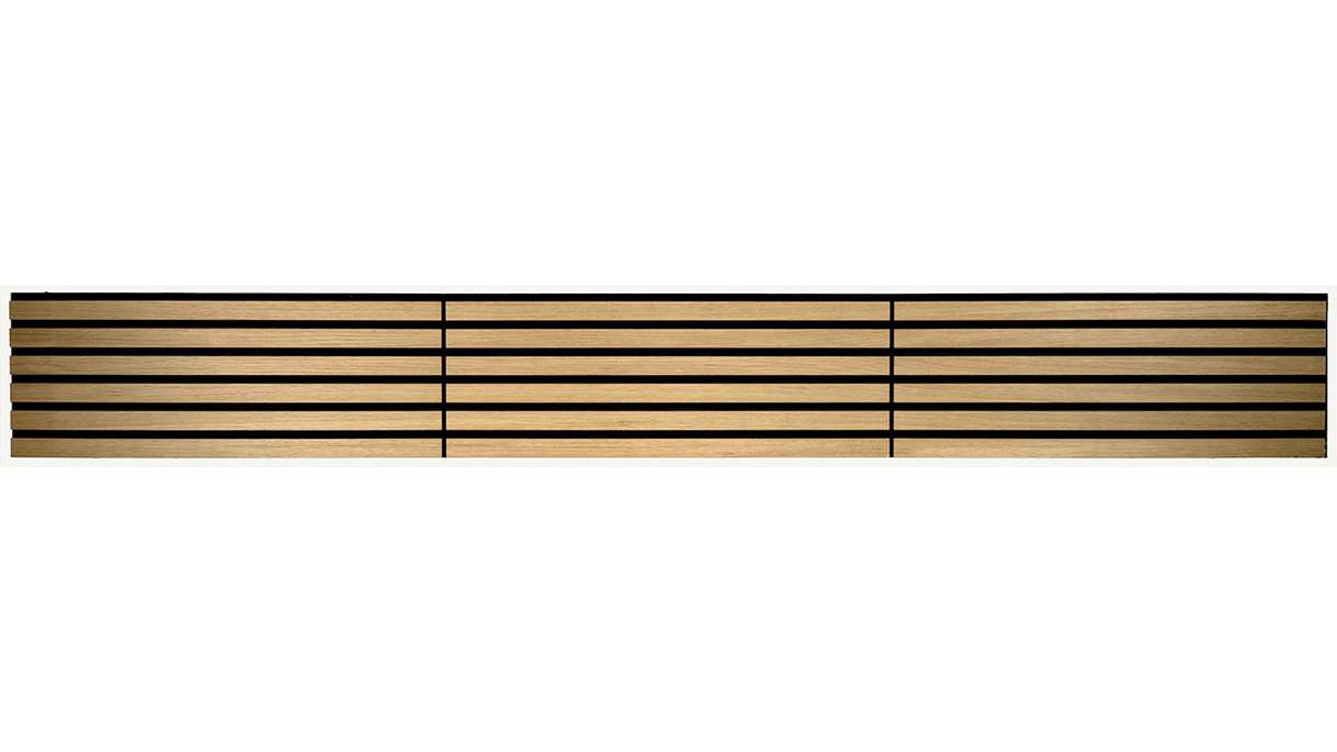 Skaben Akustikpaneele SilentWall Compact - Eiche Hellbraun - 244 x 30,5 cm