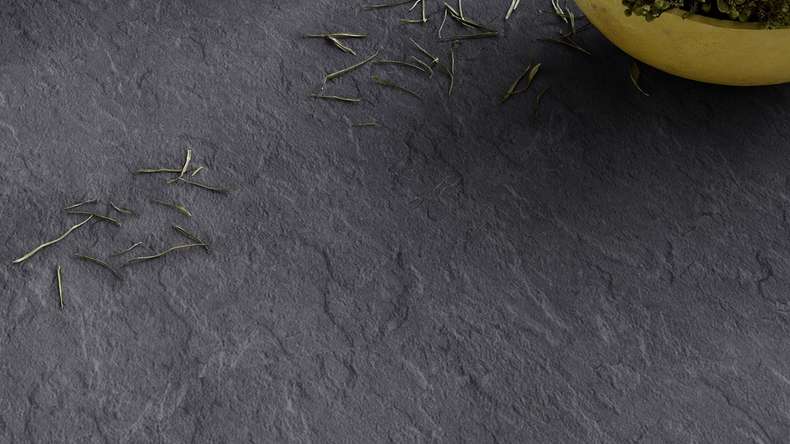 Gerflor Klebevinyl selbstklebend - Design Slate Anthracite (32370220)