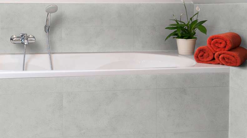 planeo Revea - Wandverkleidung Kunststoff Grey Matt 60 x 30 cm