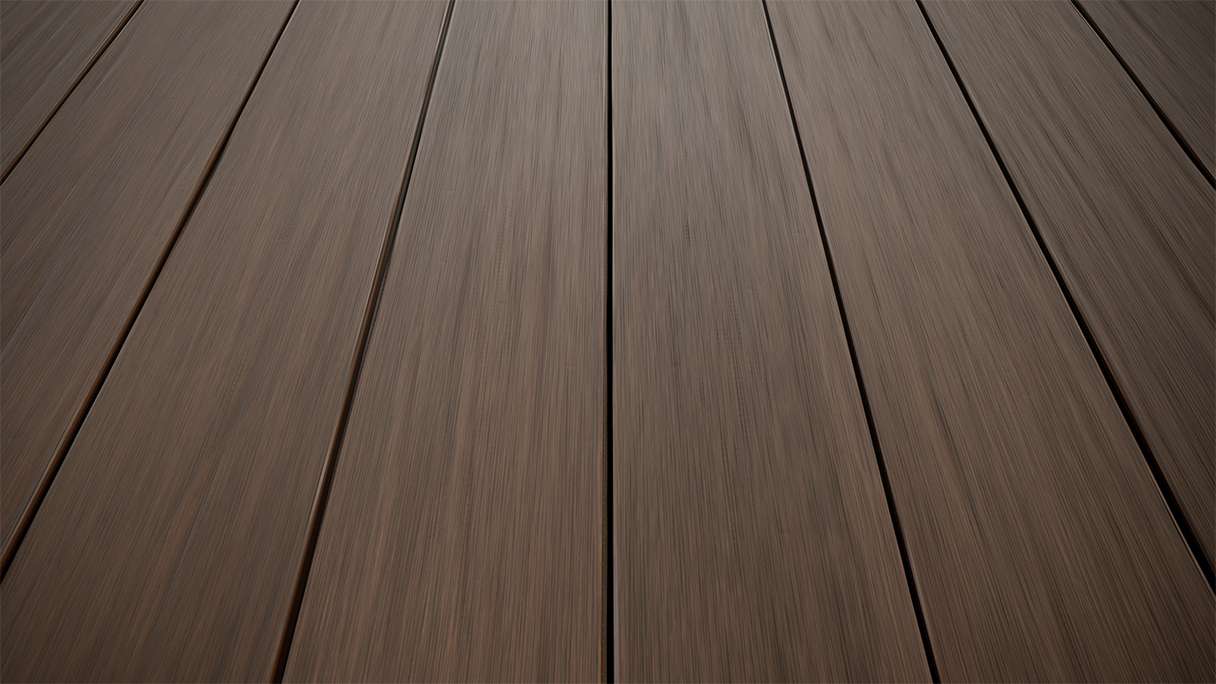 planeo AntikWood WPC Terrassendiele Massiv - Braun 4.8m antik gealtert
